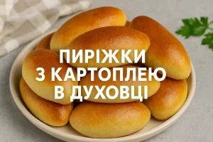Обкладинка статті — Пиріжки з картоплею в духовці