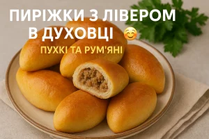 Обкладинка статті — Пиріжки з лівером в духовці