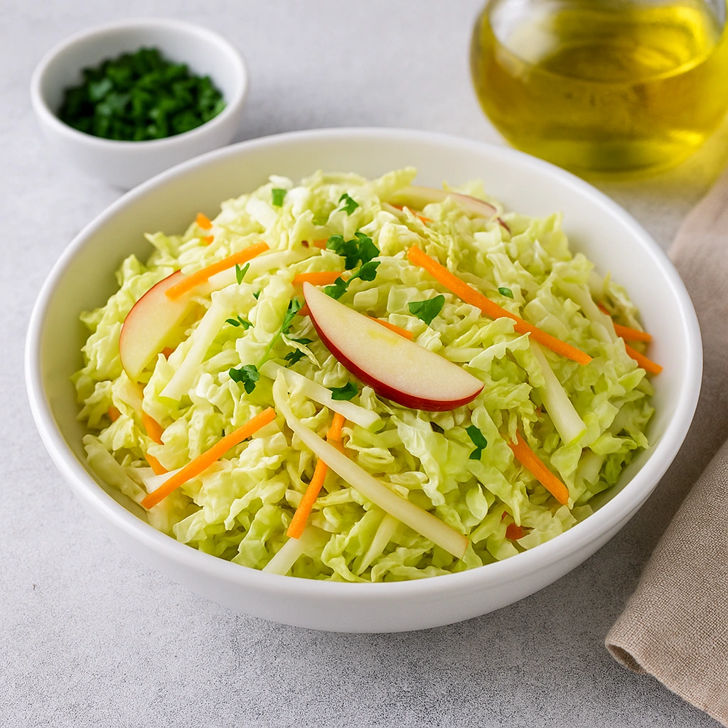 Салат з пекінської капусти з яблуком і морквою