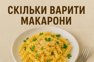 Обкладинка статті «Скільки варити макарони» — фото