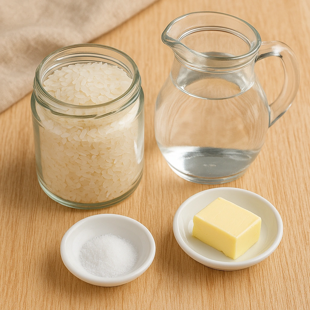 Інгредієнти для приготування рису