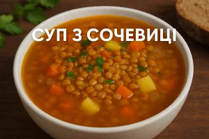 Обкладинка статті «Суп з сочевиці»