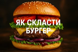Як скласти бургер — порядок шарів