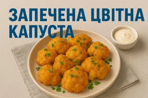 Обкладинка статті «Запечена цвітна капуста»
