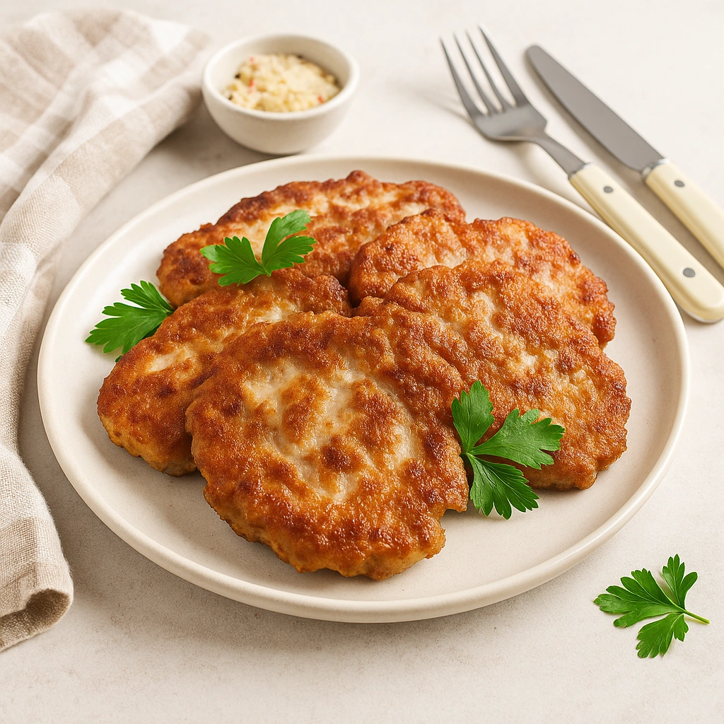 Подача биточків зі свинини