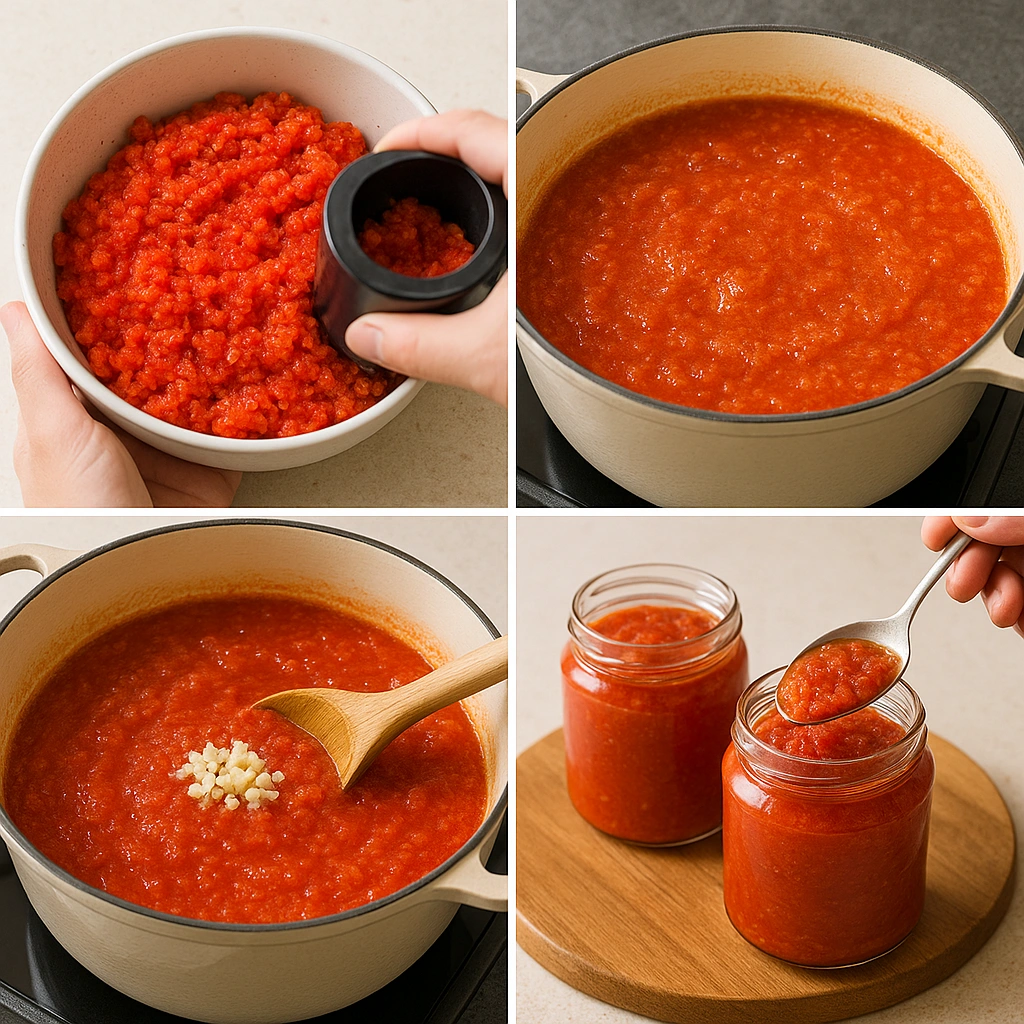 Процес приготування домашньої аджики крок за кроком