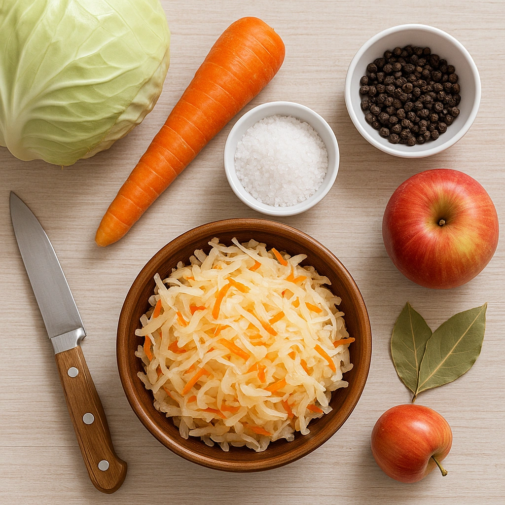 Інгредієнти для квашеної капусти