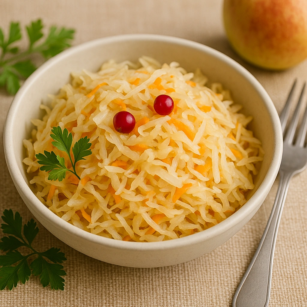 Красива подача квашеної капусти