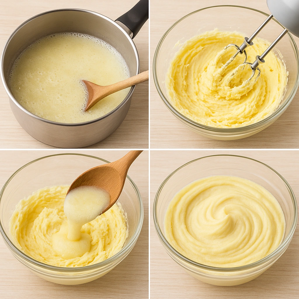 Покрокове приготування манного крему з манки