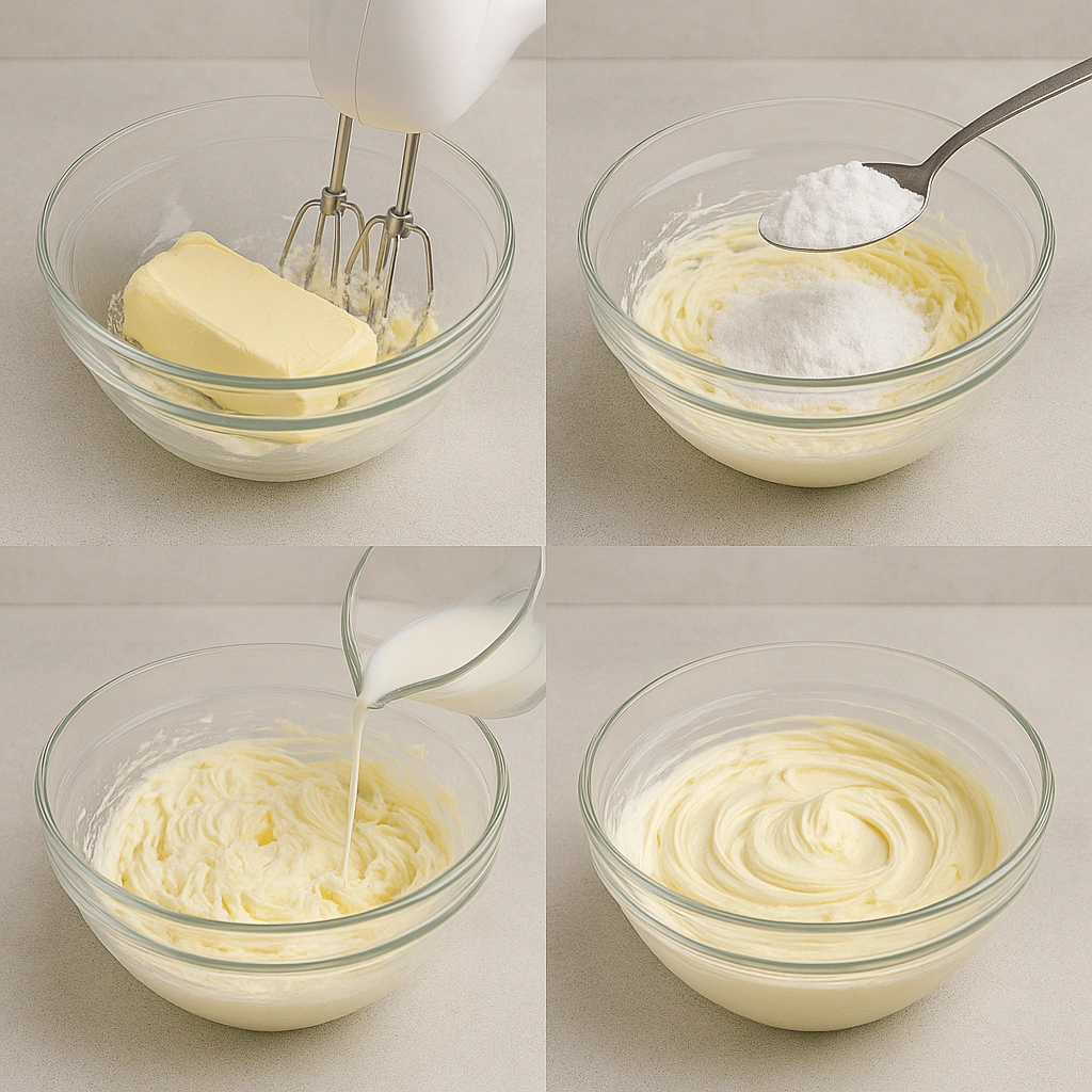 Приготування масляного крему покроково