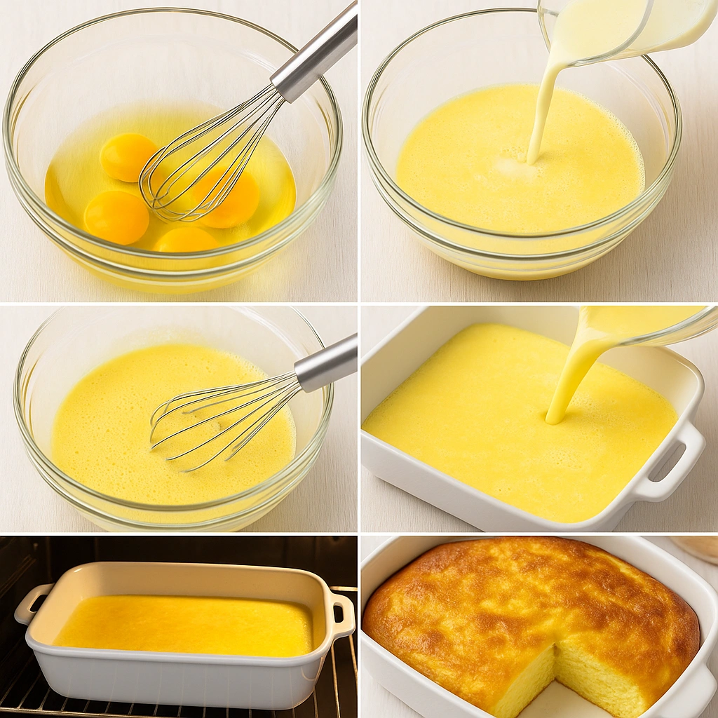 Приготування омлету у духовці покроково