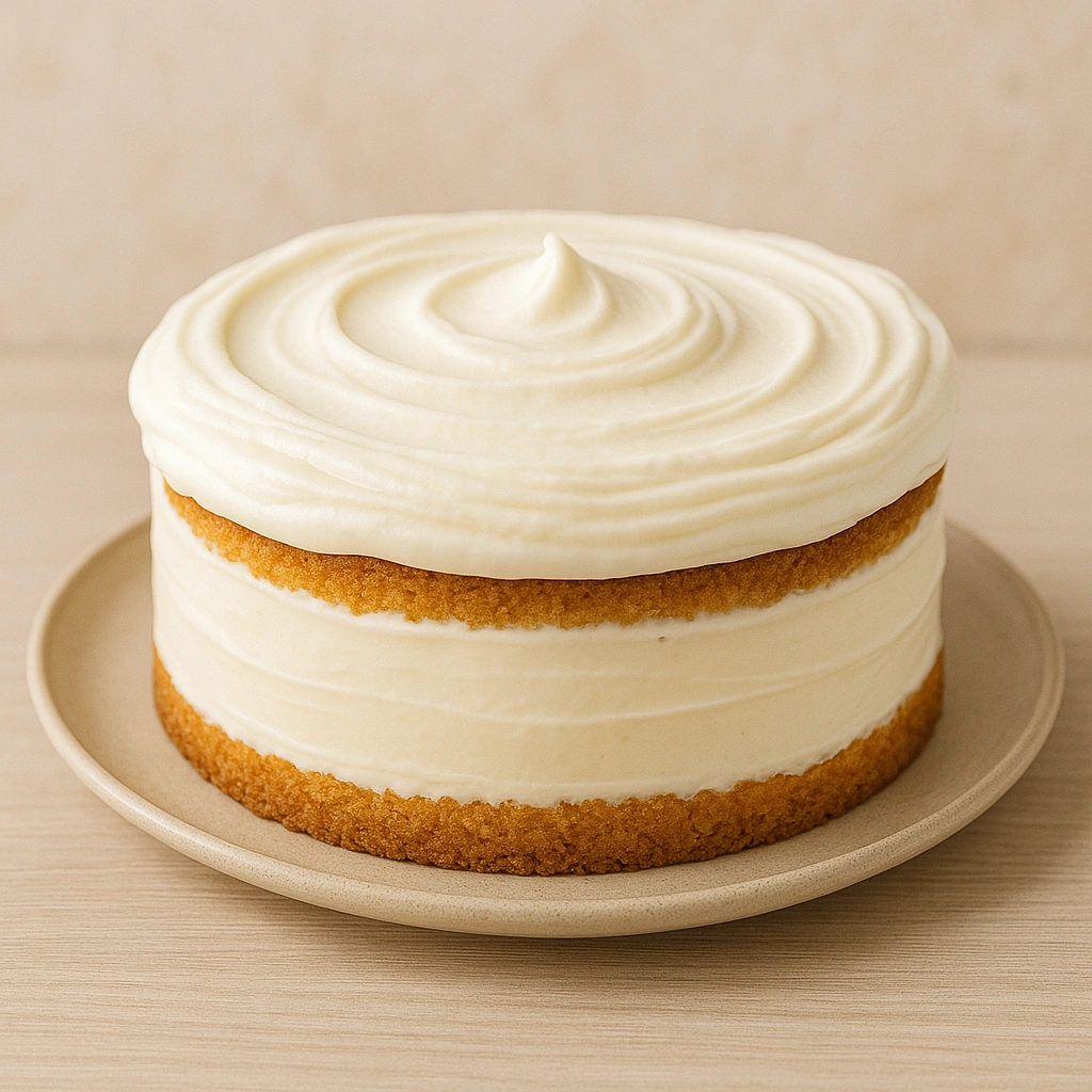 Красивий торт зі сметанковим кремом