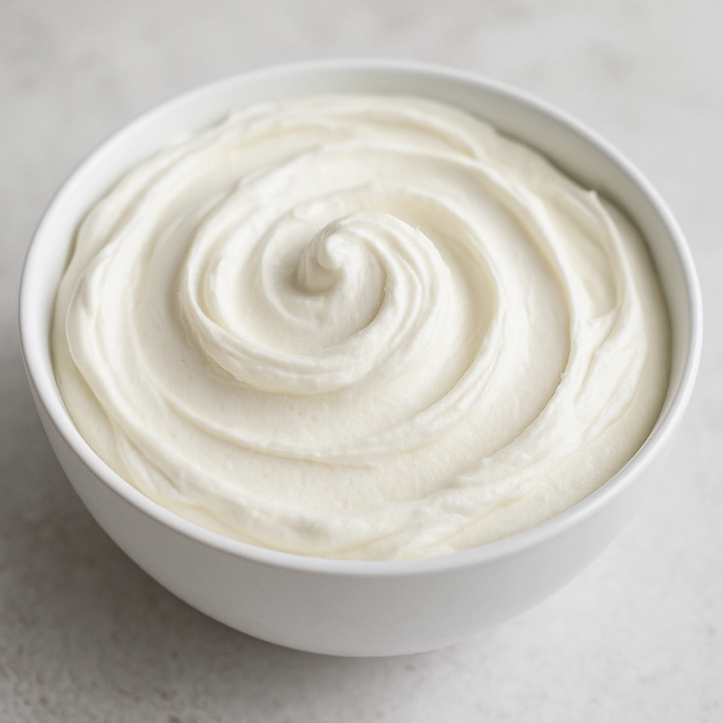 Ніжний вершковий крем у мисці