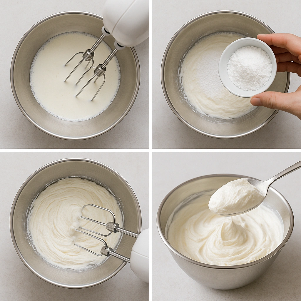Приготування вершкового крему покроково
