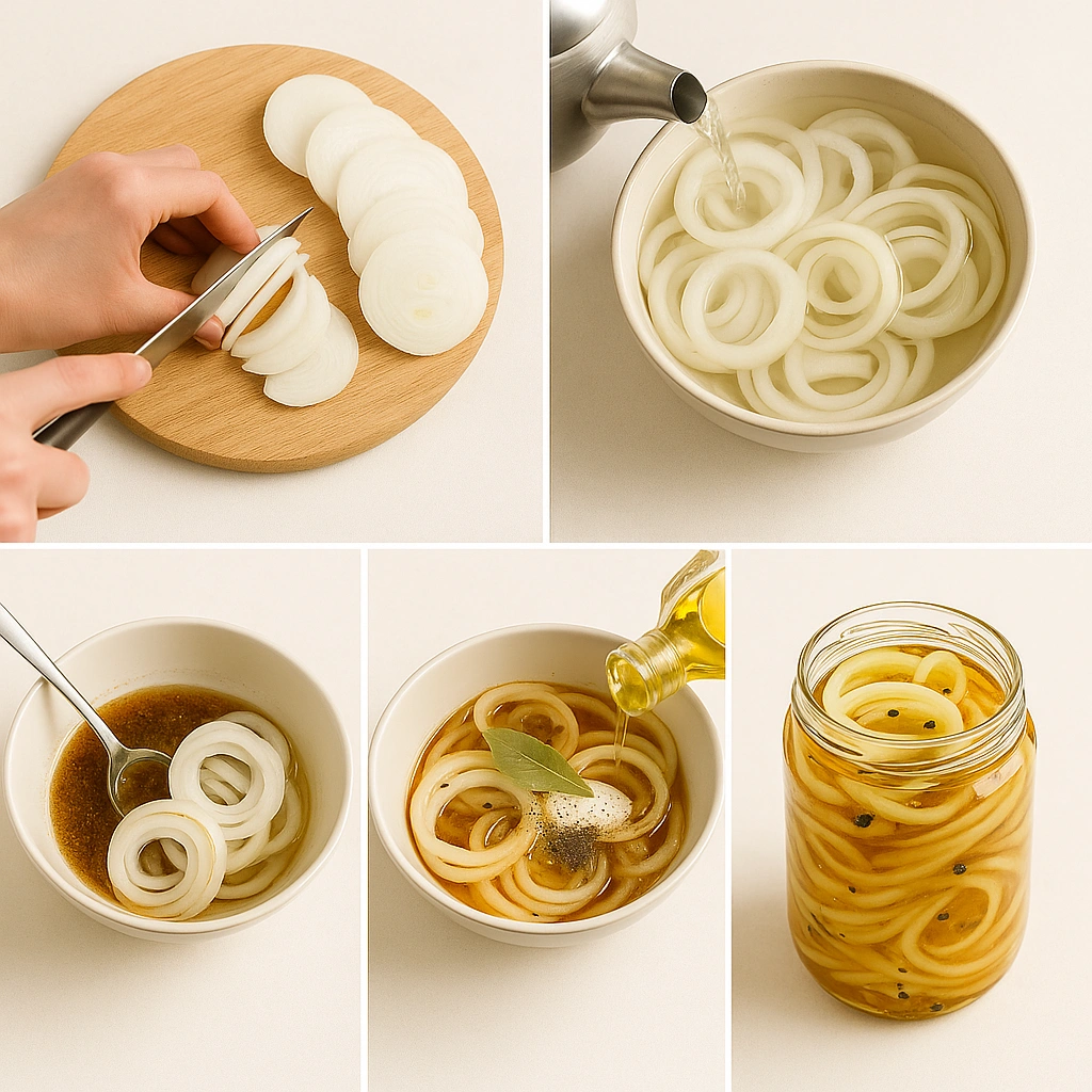 Покрокове приготування маринованої цибулі в домашніх умовах