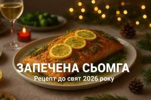 Запечена сьомга — рецепт до свят 2026 року