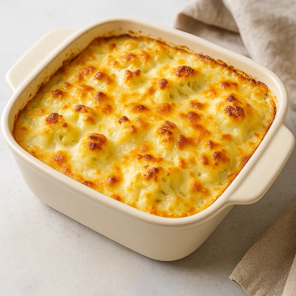 Запіканка з цвітної капусти у духовці з сиром