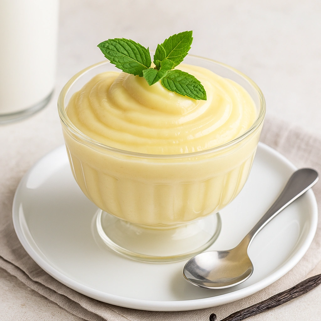 Класичний заварний крем у креманці