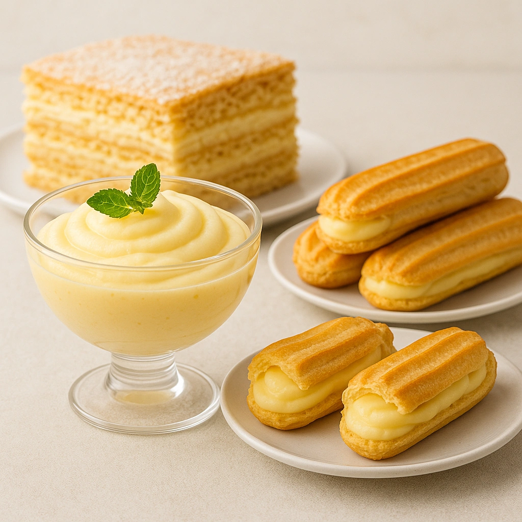 Десерти з заварним кремом