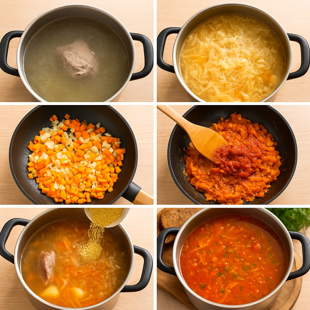 Покрокове приготування капусняку в домашніх умовах