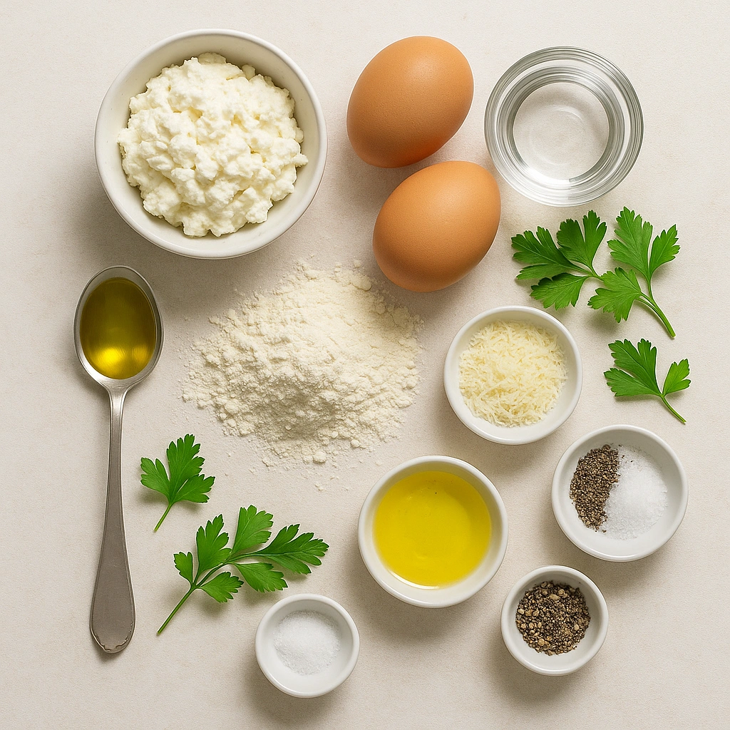 Інгредієнти для приготування равіолі вдома