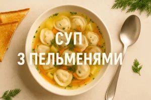 Суп з пельменями — домашній рецепт