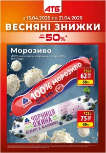 Архів акції Економія АТБ 15-21 квітня 2026 каталог знижок